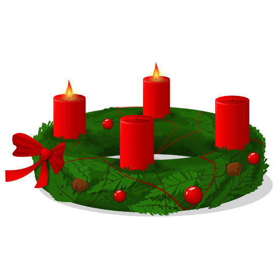 bedeutung adventskranz clipart